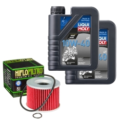 Wartungsset Ölwechsel, LIQUI MOLY Motorbike Öl 4Takt mineralisch