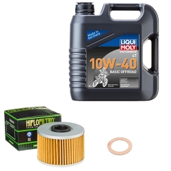 Wartungsset Ölwechsel, LIQUI MOLY Motorbike Öl 4Takt mineralisch