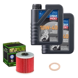 Wartungsset Ölwechsel, LIQUI MOLY Motorbike Öl 4Takt mineralisch