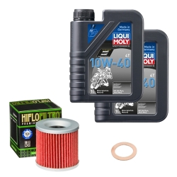 Wartungsset Ölwechsel, LIQUI MOLY Motorbike Öl 4Takt mineralisch