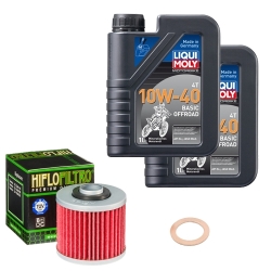 Wartungsset Ölwechsel, LIQUI MOLY Motorbike Öl 4Takt mineralisch