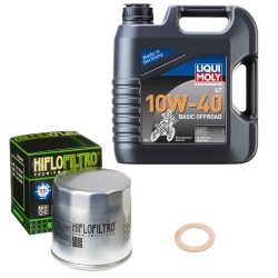 Wartungsset Ölwechsel, LIQUI MOLY Motorbike Öl 4Takt mineralisch
