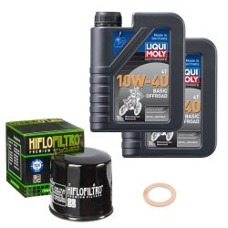 Wartungsset Ölwechsel, LIQUI MOLY Motorbike Öl 4Takt mineralisch