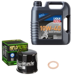 Wartungsset Ölwechsel, LIQUI MOLY Motorbike Öl 4Takt mineralisch