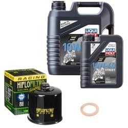 Wartungsset Ölwechsel, LIQUI MOLY Motorbike Öl 4Takt teilsytnth.