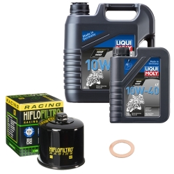 Wartungsset Ölwechsel, LIQUI MOLY Motorbike Öl 4Takt mineralisch