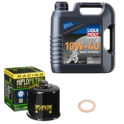 Wartungsset Ölwechsel, LIQUI MOLY Motorbike Öl 4Takt mineralisch