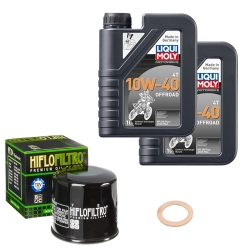 Wartungsset Ölwechsel, LIQUI MOLY Motorbike Öl 4Takt teilsytnth.