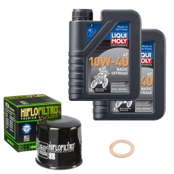 Wartungsset Ölwechsel, LIQUI MOLY Motorbike Öl 4Takt mineralisch