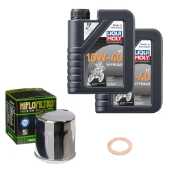 Wartungsset Ölwechsel, LIQUI MOLY Motorbike Öl 4Takt teilsytnth.