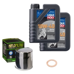 Wartungsset Ölwechsel, LIQUI MOLY Motorbike Öl 4Takt mineralisch