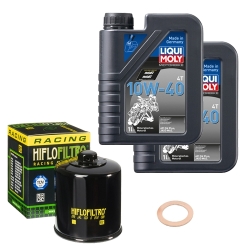 Wartungsset Ölwechsel, LIQUI MOLY Motorbike Öl 4Takt mineralisch