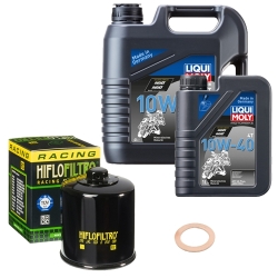 Wartungsset Ölwechsel, LIQUI MOLY Motorbike Öl 4Takt mineralisch