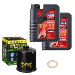 Wartungsset Ölwechsel, LIQUI MOLY Motorbike Öl 4Takt vollsytnth.