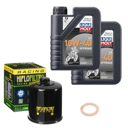 Wartungsset Ölwechsel, LIQUI MOLY Motorbike Öl 4Takt teilsytnth.