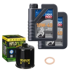 Wartungsset Ölwechsel, LIQUI MOLY Motorbike Öl 4Takt mineralisch