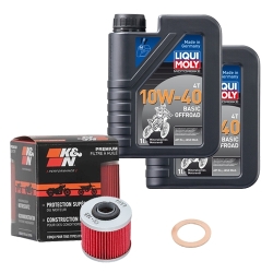 Wartungsset Ölwechsel, LIQUI MOLY Motorbike Öl 4Takt mineralisch