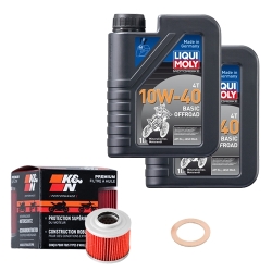 Wartungsset Ölwechsel, LIQUI MOLY Motorbike Öl 4Takt mineralisch