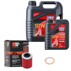 Wartungsset Ölwechsel, LIQUI MOLY Motorbike Öl 4Takt vollsytnth.