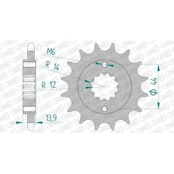Ritzel silent (gummiert)