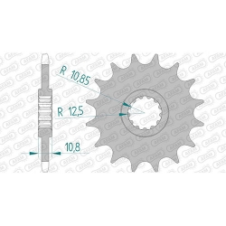 Ritzel silent (gummiert)