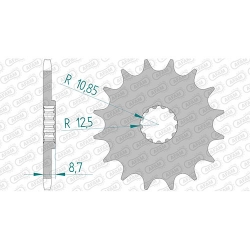Ritzel silent (gummiert)