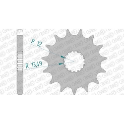 Ritzel silent (gummiert)