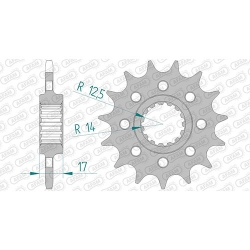 Ritzel silent (gummiert)