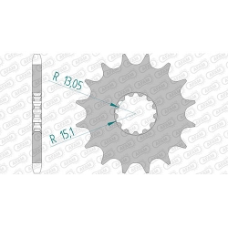 Ritzel silent (gummiert)