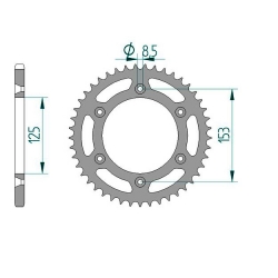 Kettenrad Stealth ZF Dual ZFD-210 (Rot)