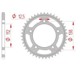 Kettenrad Stealth ZF Dual ZFD-1316 (Gold)