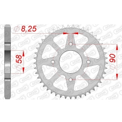 Kettenrad Stealth ZF Dual ZFD-803 (Blau)