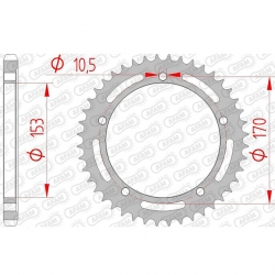 AFAM Kettensatz Stahl Kawasaki Ninja 1000 H2 SX SE  ABS (ZXT02PRA) Bj.2024