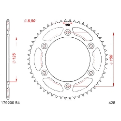 Kettenrad Stealth ZF Dual ZFD-15100 (rot)