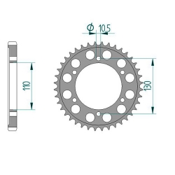 AFAM Kettensatz Alu Yamaha R7 700  ABS YZF690 Bj.2024
