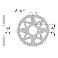 Kettenrad Aluminium