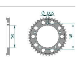 DID Kettensatz Alu Suzuki DL 1050 DE V-Strom ABS Speichenrad (RR) (EF13AZ) Bj.2023