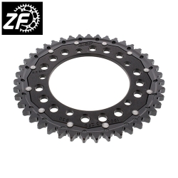 Kettenrad Stealth ZF Dual ZFD-1800 (Schwarz)