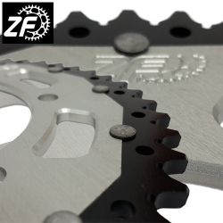 Kettenrad Stealth ZF Dual ZFD-1332 (Silber)