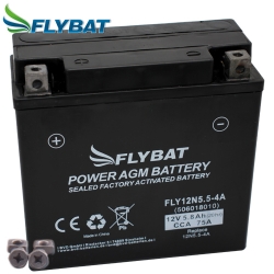 Batterie FlyBat FLY12N5.5-4A / 12N5.5-4A AGM geschlossen
