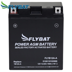 Batterie FlyBat FLYB12A-A / YB12A-A AGM geschlossen
