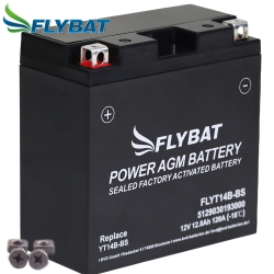 Batterie FlyBat FLYT14B-BS / YT14B-BS AGM geschlossen