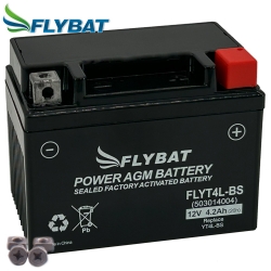 Batterie FlyBat FLYT4L-BS / YB4L-B AGM geschlossen