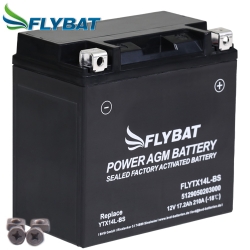 Batterie FlyBat FLYTX14L-BS / YTX14L-BS AGM geschlossen
