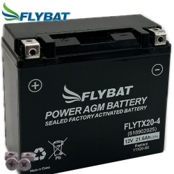 Batterie FlyBat FLYTX20-4 / YTX20-BS AGM geschlossen