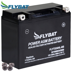 Batterie FlyBat FLYTX24HL-BS / YTX24HL-BS AGM geschlossen