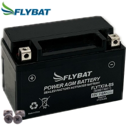 Batterie FlyBat FLYTX7A-BS / YTX7A-BS AGM geschlossen