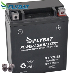 Batterie FlyBat FLYTX7L-BS / YTX7L-BS AGM geschlossen