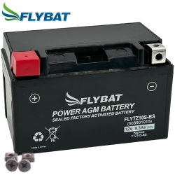 Batterie FlyBat FLYTZ10S-BS / YTZ10S AGM geschlossen
