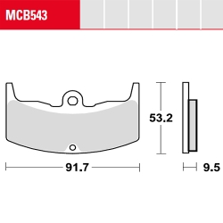 Bremsbelag TRW / Lucas MCB543